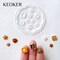 4 Pieces flower & Leaf Polymer Clay Molds for Jewelry Making, Daisy Miniature Clay Molds, Polymer Clay Molds for Polymer Clay Earrings Decoration (Mini Flower & Leaf)